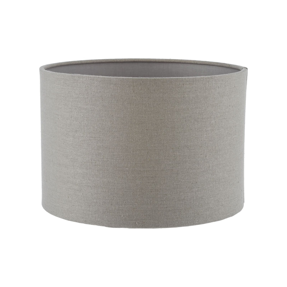 Pyramid Grey Linen Drum Shade 25cm 25cm