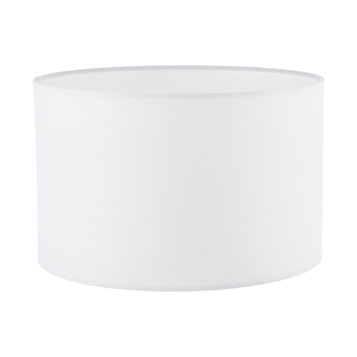 Pyramid White Linen Drum Shade 30cm 30cm