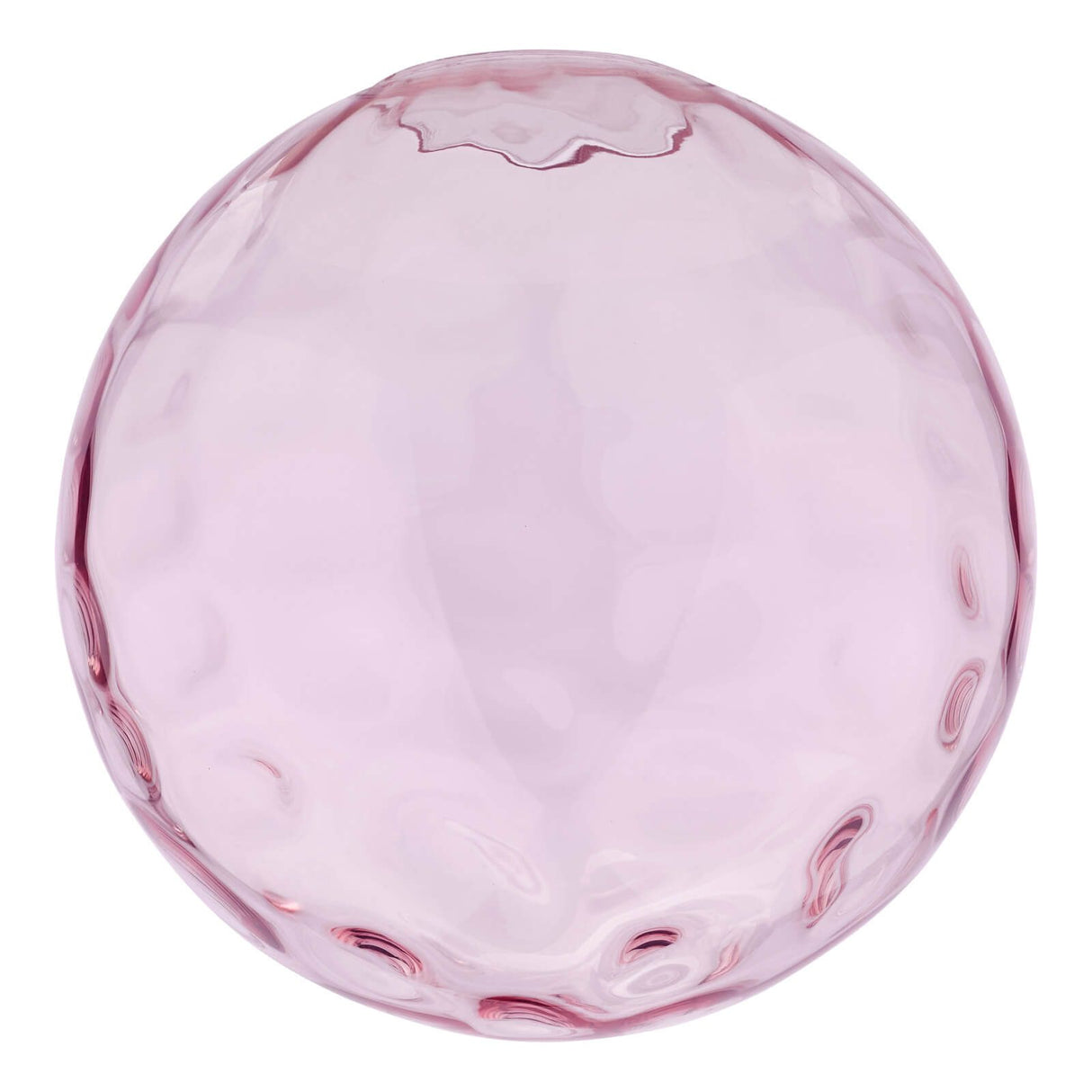 Ripple Easy Fit Pendant Pink Glass