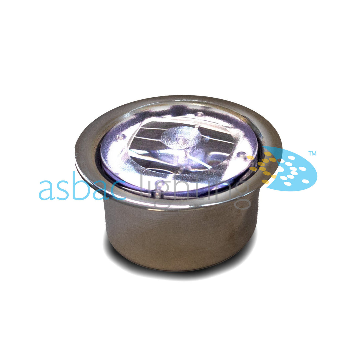 Berkeley Solar Tile, 80mm Round, Cool White LED