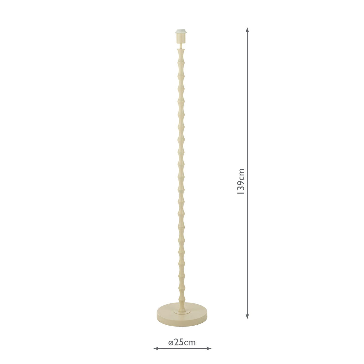 Siyanda Floor Lamp Cream Base Only