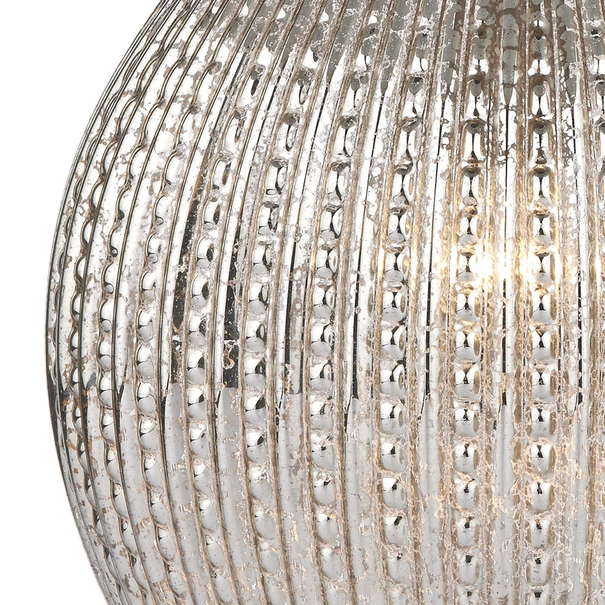 Sonia Dual Light Table Lamp Antique Brass & Silver Glass With Shade