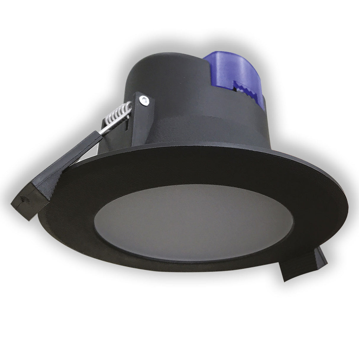 Sleek Black 7W LED Outdoor Spotlight for Soffit Lighting