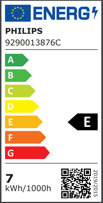 LED Clear Light Bulb 7W E27 for smaller light fixtures (SLED7W)