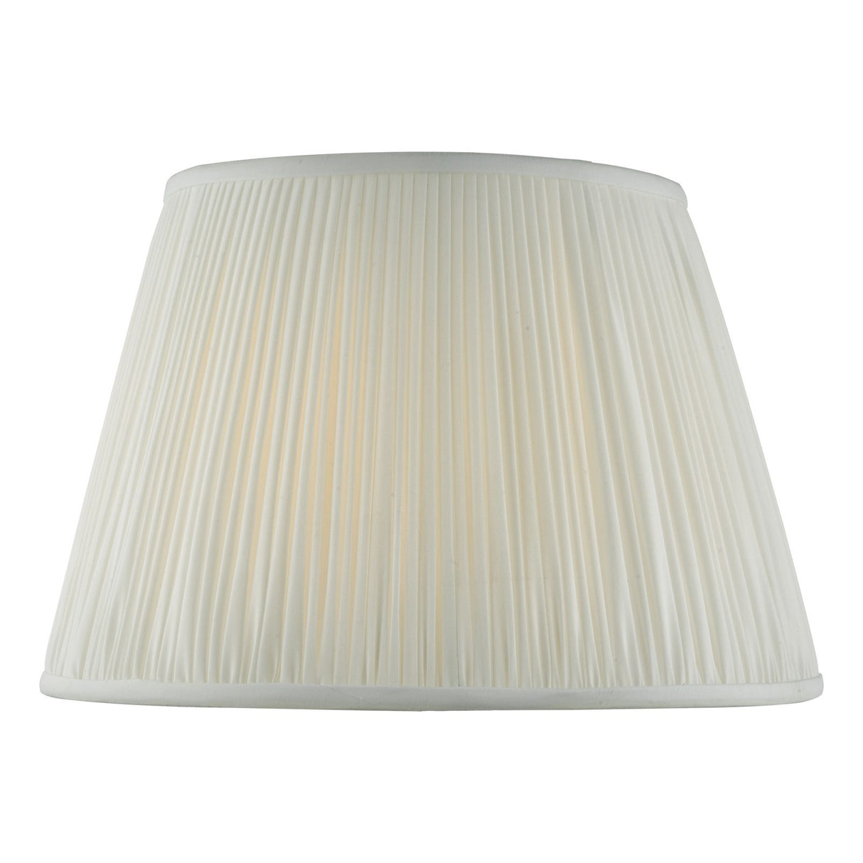 Ulyana Ivory Faux Silk Pleated Shade 40cm