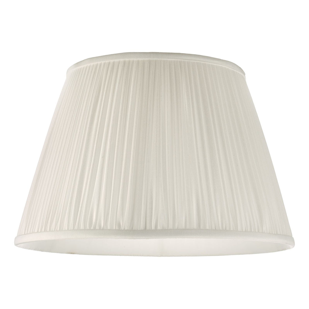 Ulyana Ivory Faux Silk Pleated Shade 40cm