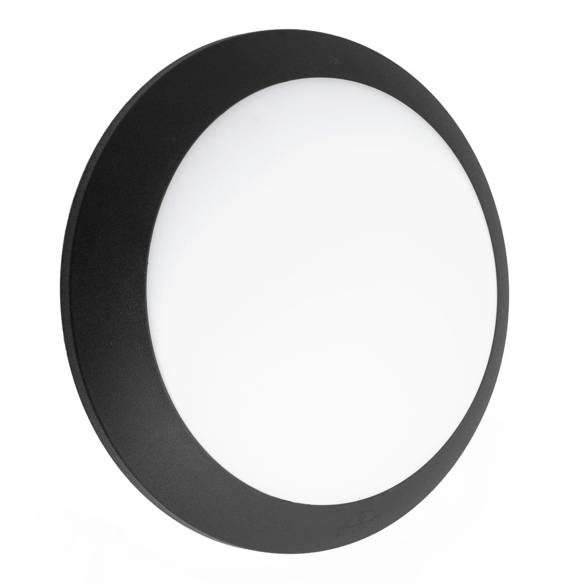 Umberta 9W/15W GX53 LED CCT, Open Bulkhead, Black/Opal
