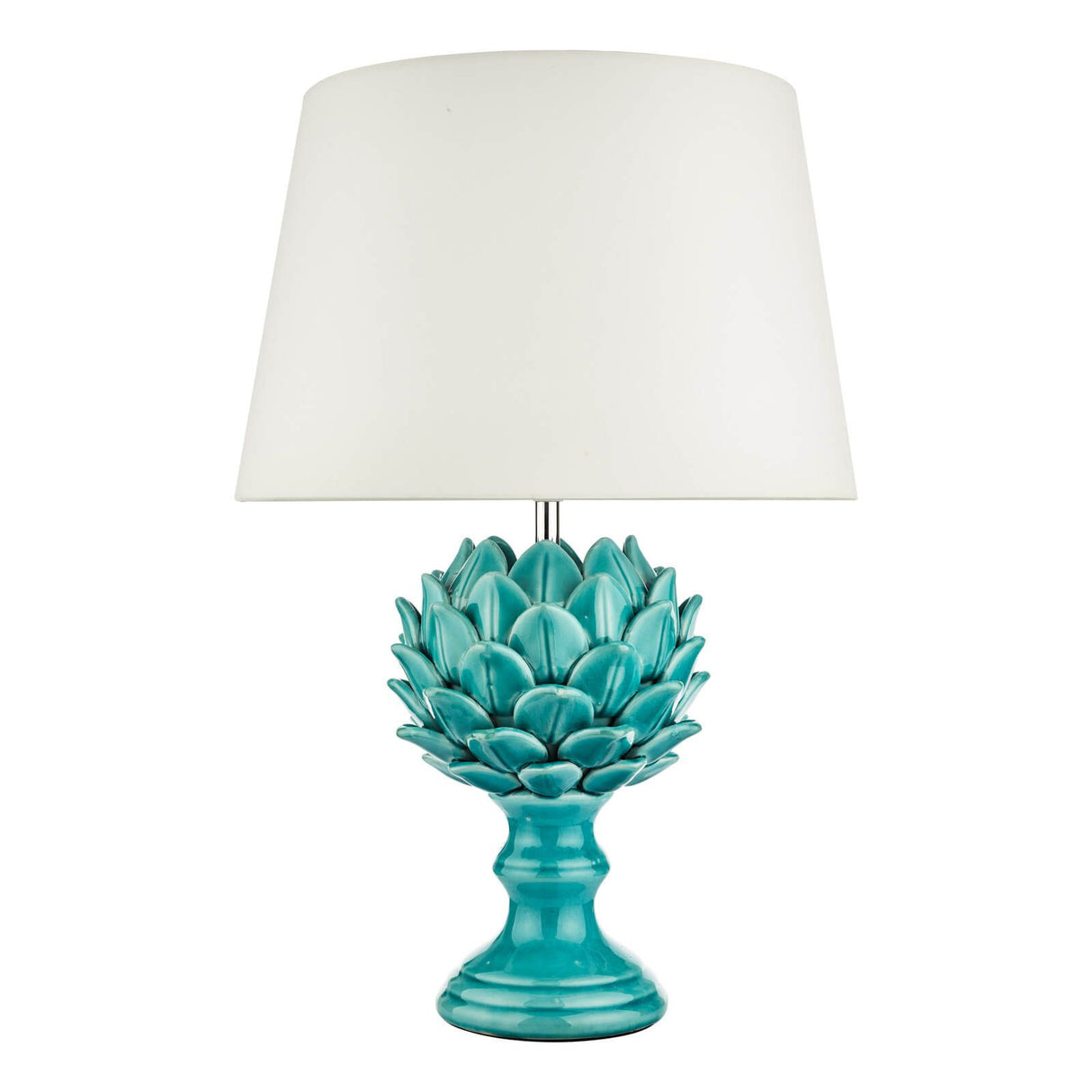 Violetta Table Lamp Blue With Shade