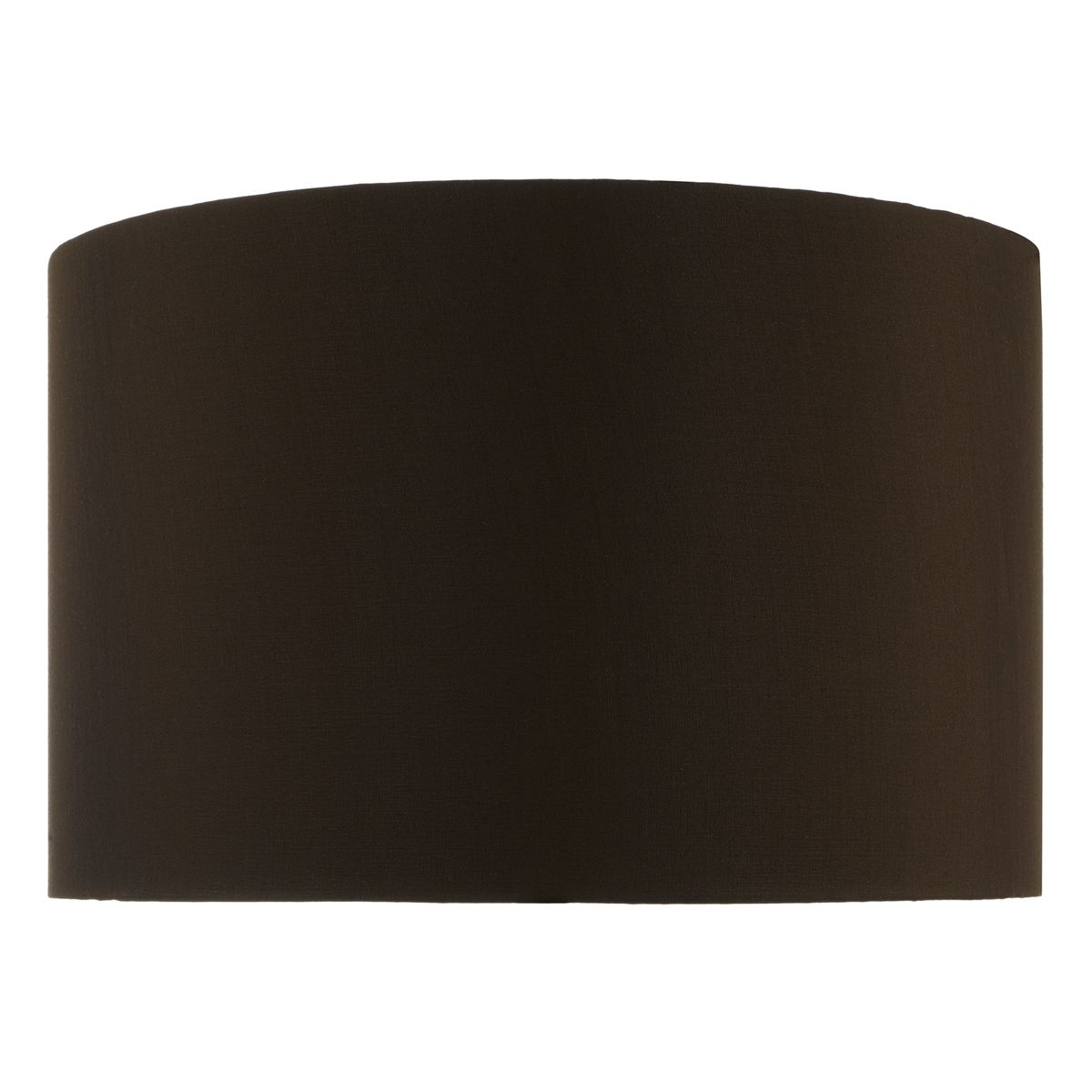 Voyage Brown Faux Silk Drum Shade 38cm