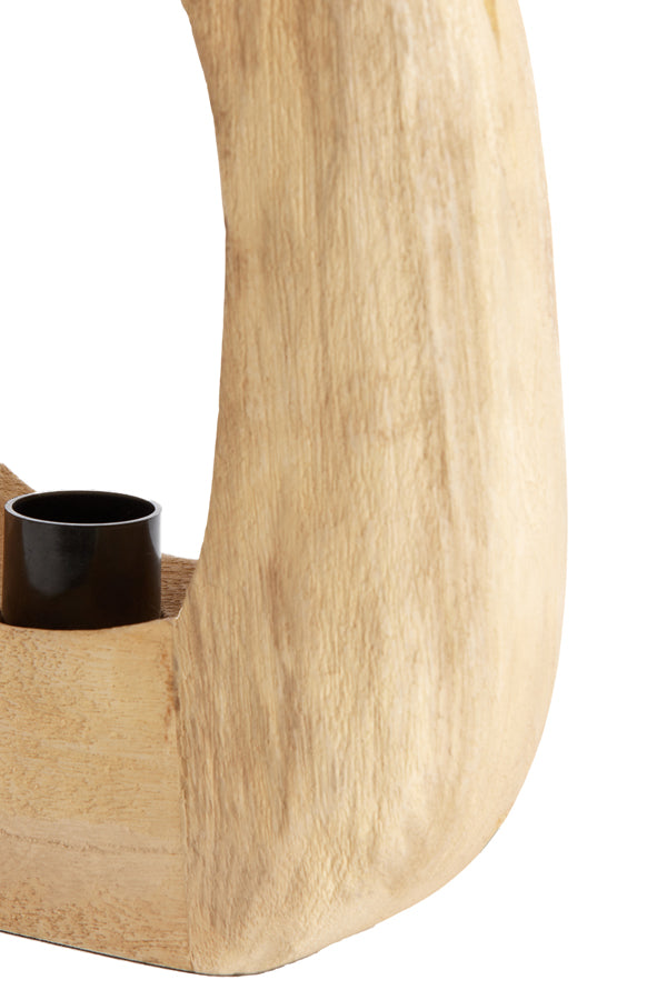 Natural Wood Kelafo Table Lamp 33x10x40 cm - Matte Finish
