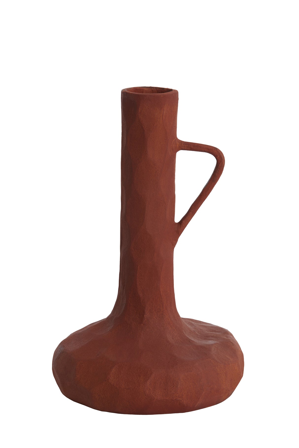 Terracotta Elegance: Cingoli Brick Red Decorative Vase Ø25x39 cm