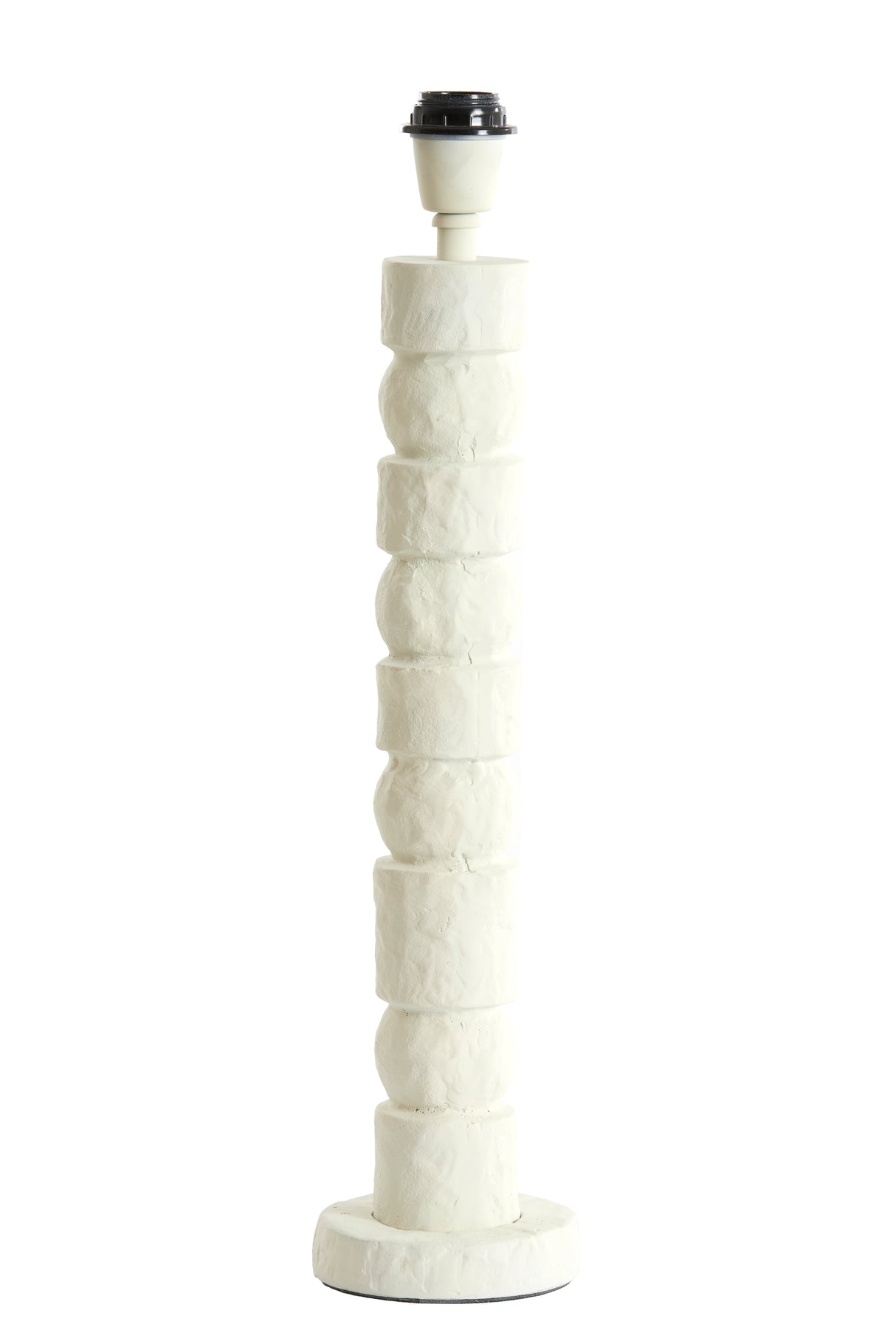 Elegant Cream Lamp Base Ø13x58 cm - Akti Collection