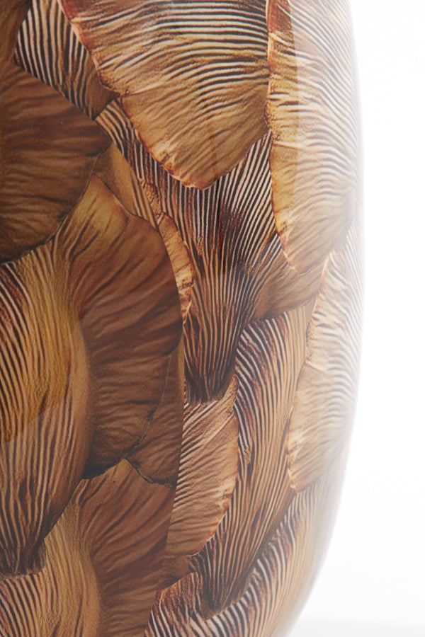 Elegant Milos Vase: Brown-Light Brown Deco Ø37x40 cm