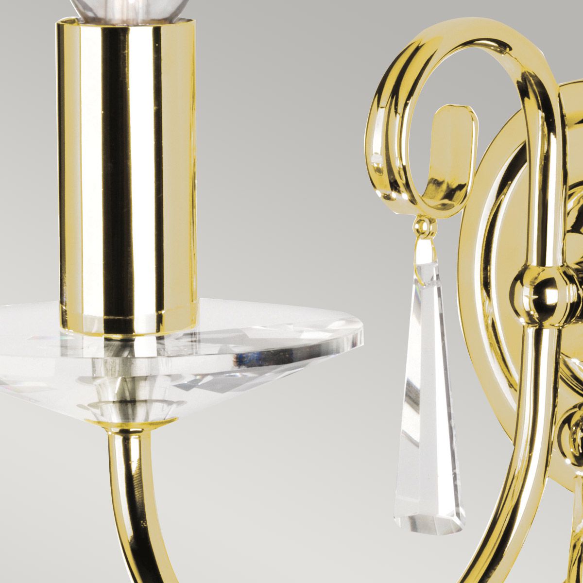 Aegean Wall Light in Elegant Polished Brass Finish