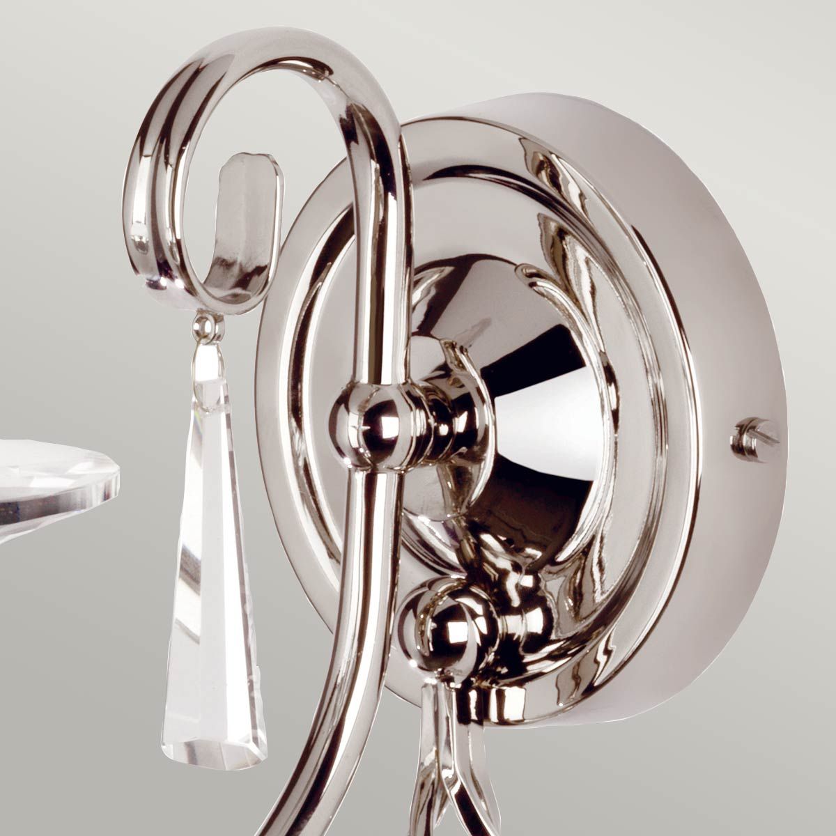 Aegean Polished Nickel Single Light Wall Sconce