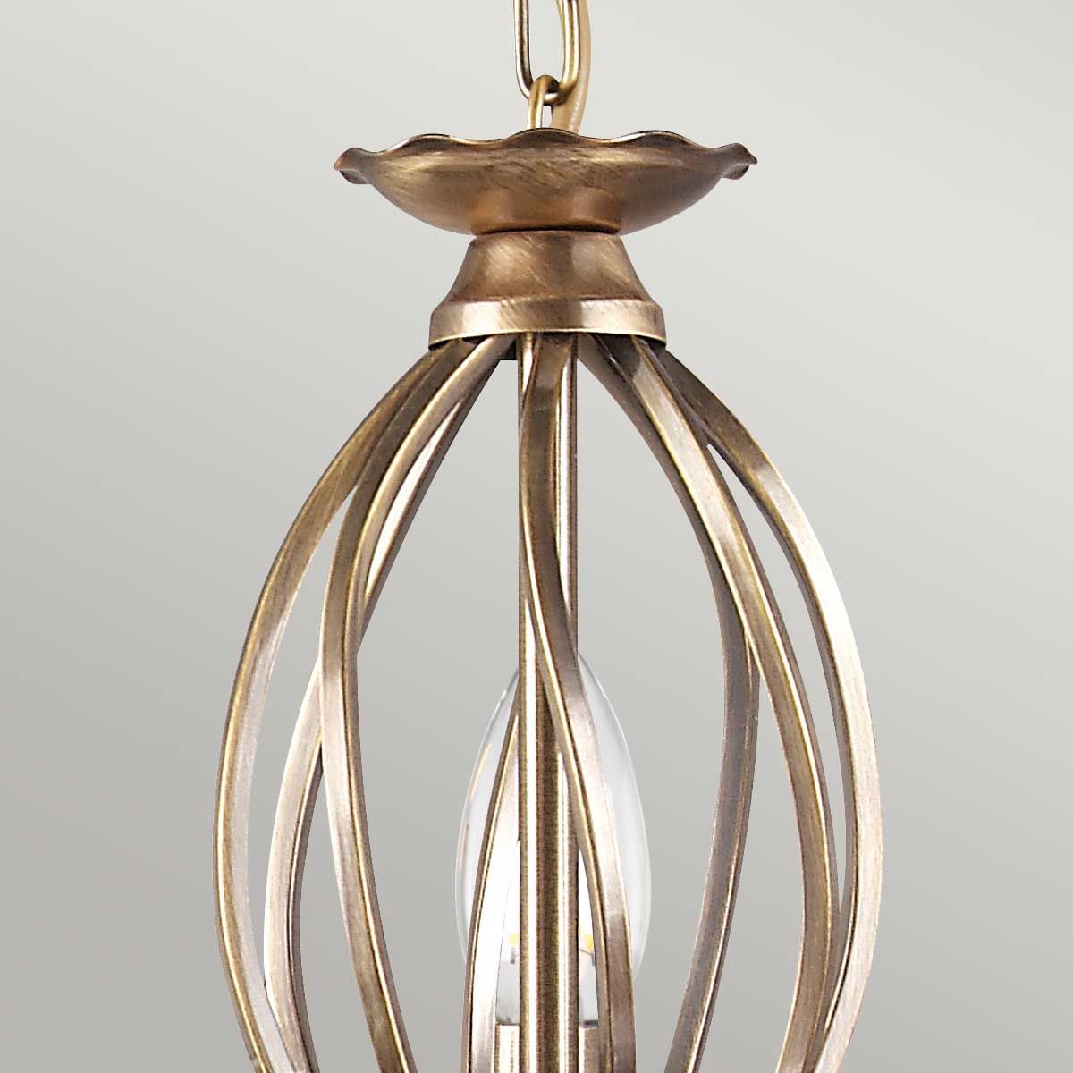 Timeless Aegean 5-Light Antique Chandelier in Aged Brass Finish