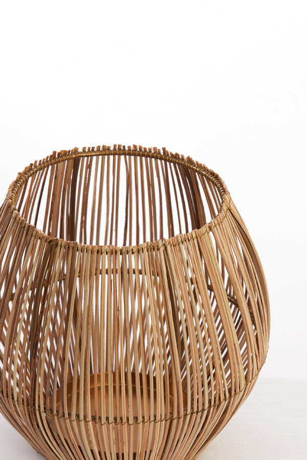 Natural Evisa Tealight Holder - Ø20x22 cm