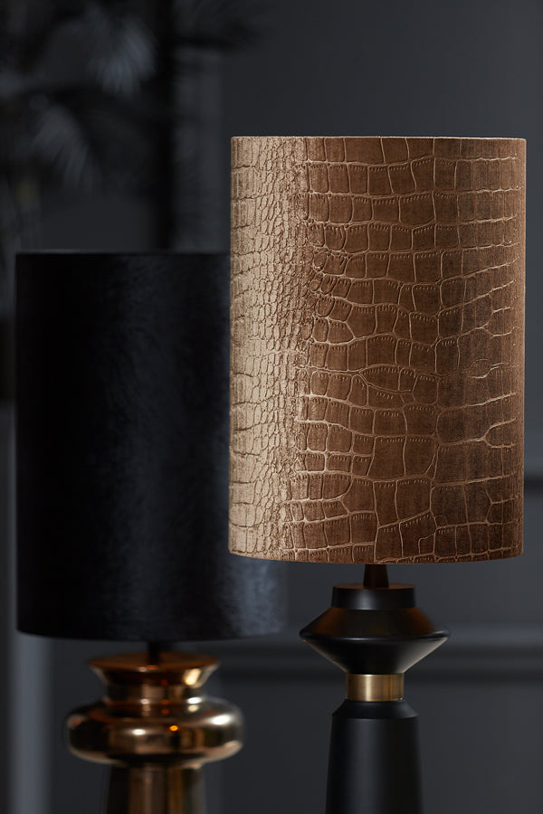 Praya Brown Cylindrical Shade 30x30x42 cm