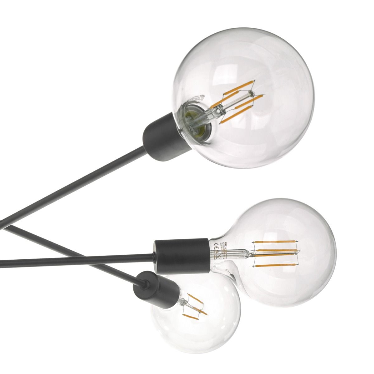 Alana 6 Light Pendant Black