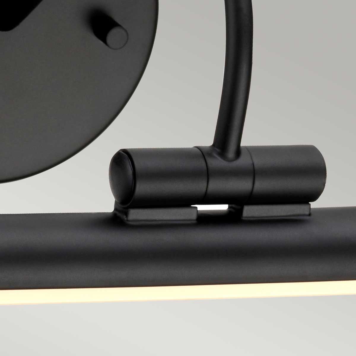 Alton Sleek Black 67cm LED Picture Light with Single Bulb