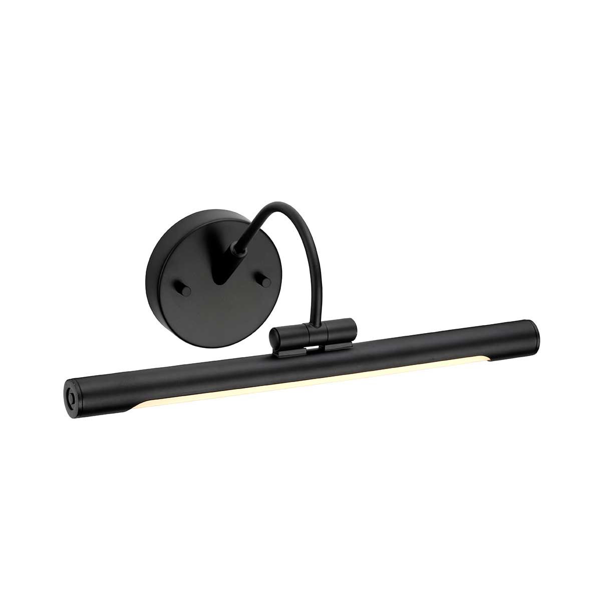 Sleek Black Alton LED Picture Light, 38cm