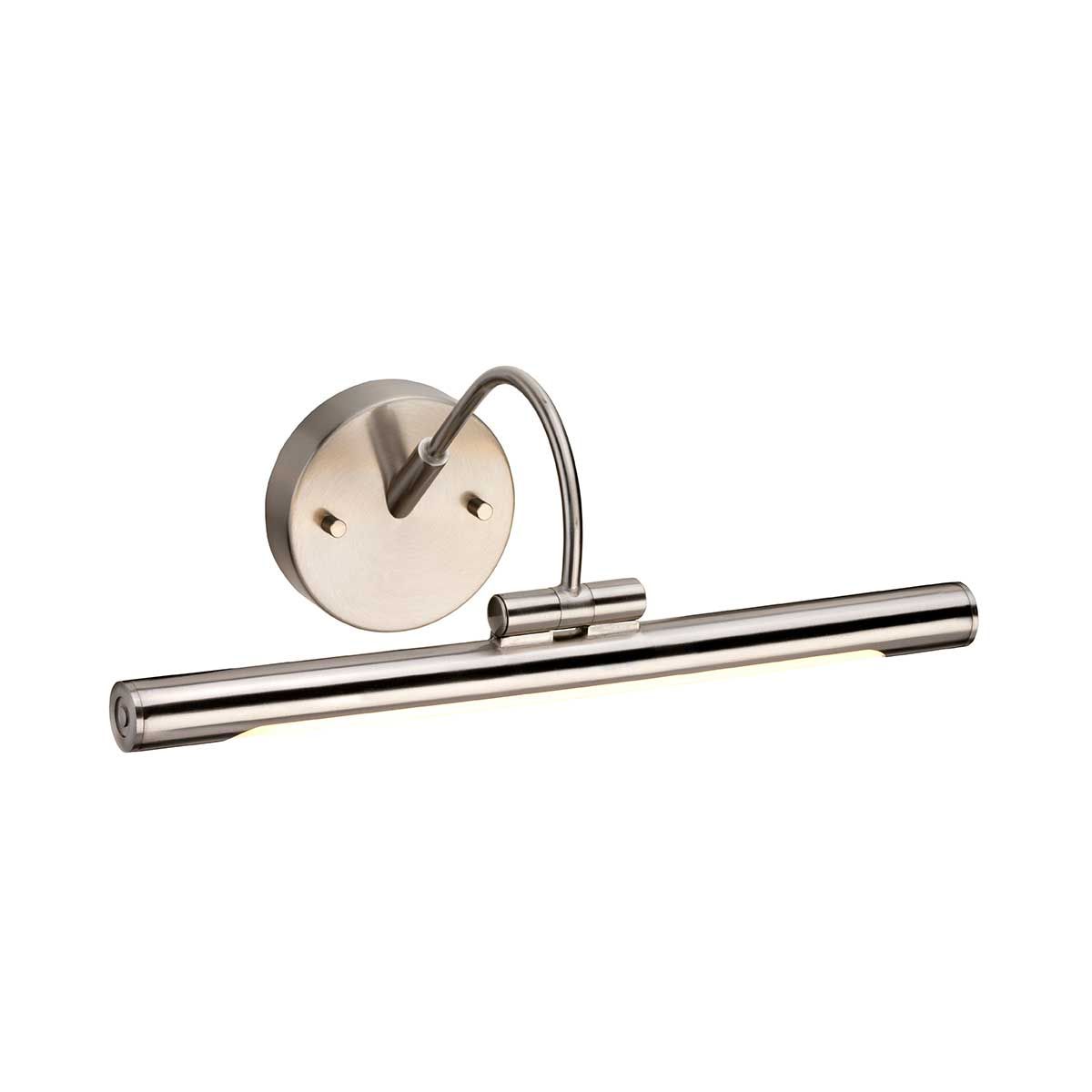 Alton Brushed Nickel LED Adjustable Picture Light, 38cm