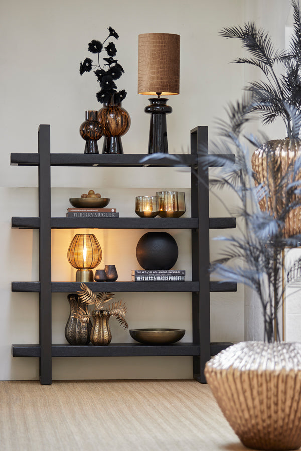 Praya Brown Cylindrical Shade 30x30x42 cm