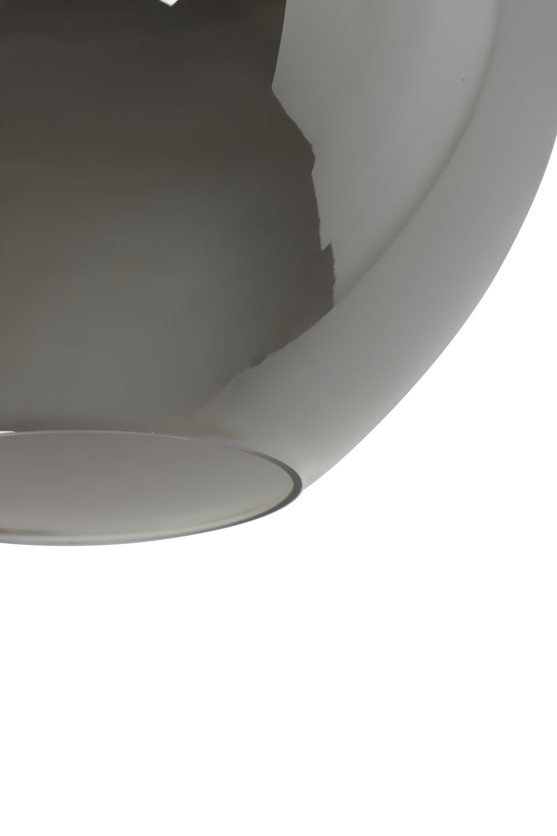 Elegant Mayson Chandelier 10-Light - Smoked Glass & Matte Black, 120x60x110 cm