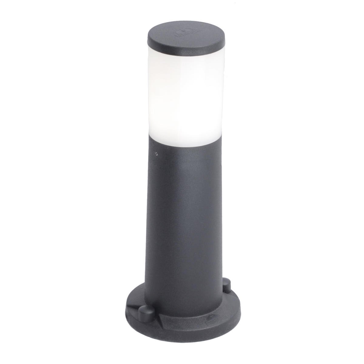 Amelia 400 8.5W E27 LED CCT, Bollard, Grey/Opal