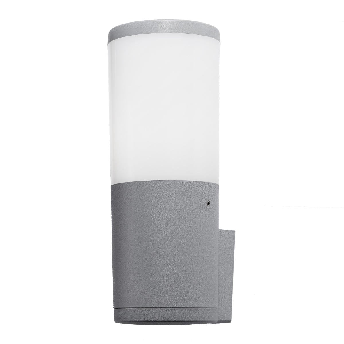 Amelia Wall 8.5W E27 LED CCT, Wall Bollard, Grey/Opal