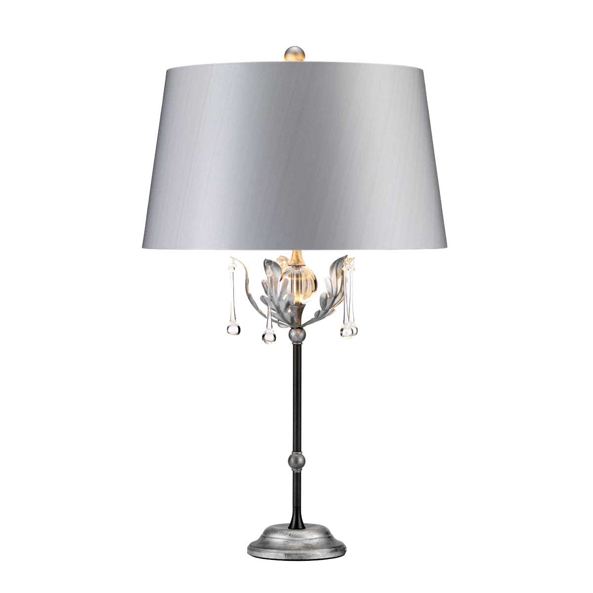 Amarilli Black/Silver Artisanal Table Lamp