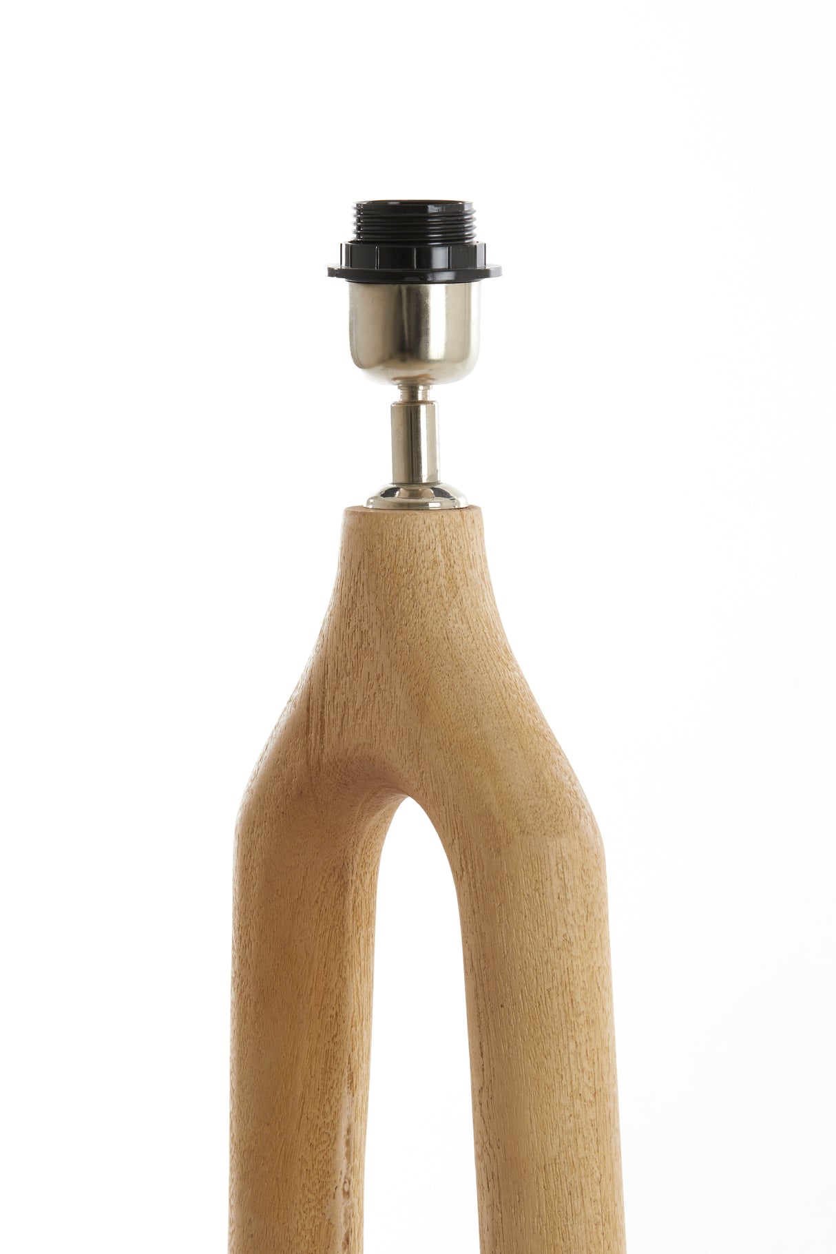 Natural Wood Textured Lamp Base 20x55 cm