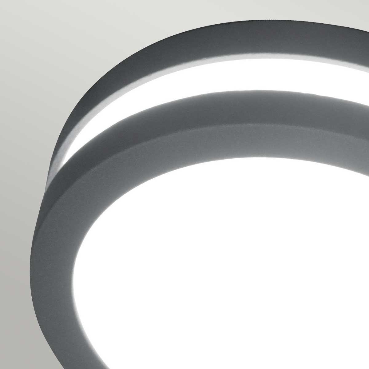Contemporary Graphite Wall Light Mount 3172S