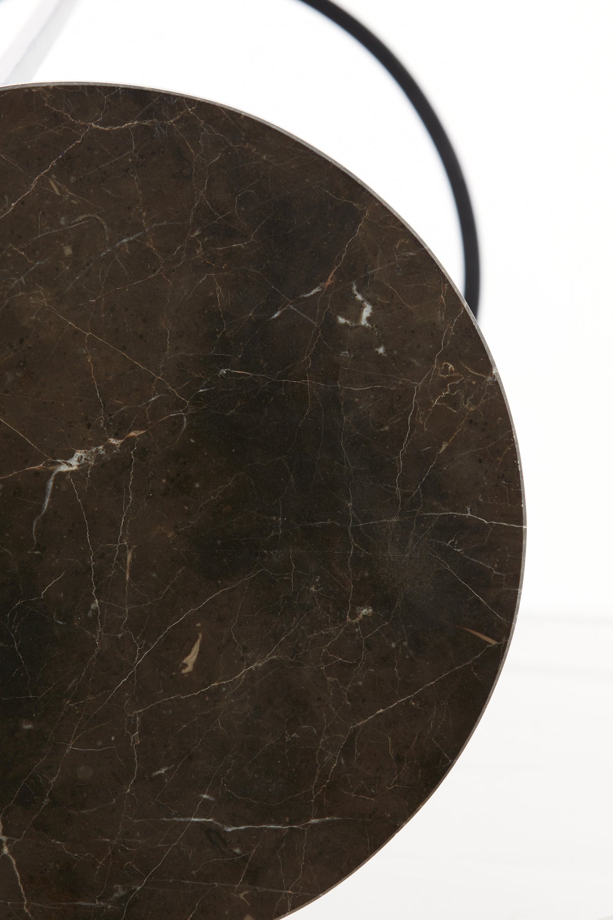 Elegant Laica Marble Pillar Set: Brown and Black, 32x32x81 cm & 41x41x101 cm