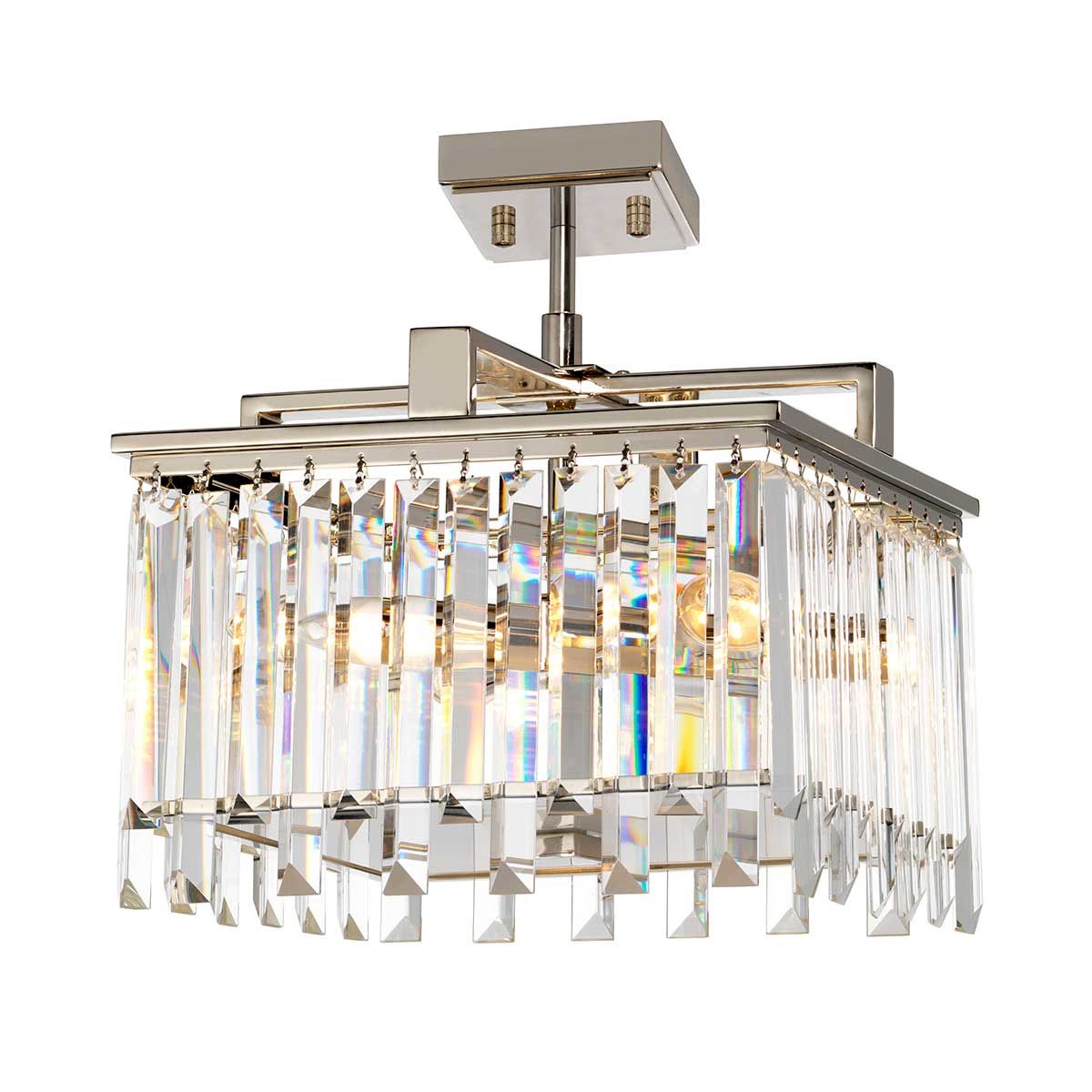 Aries 4 Light Glam Crystal Chandelier