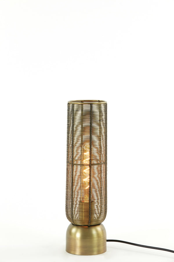 Antique Bronze Lezuza Table Lamp - 11x39.5 cm