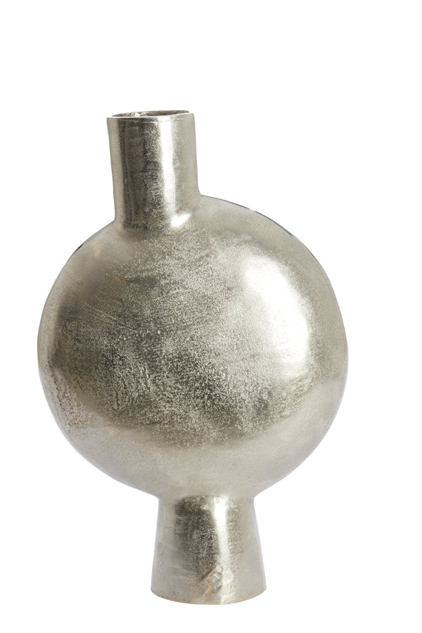Elegant Nickel Vase, 40x10x58 cm - Benoa Design