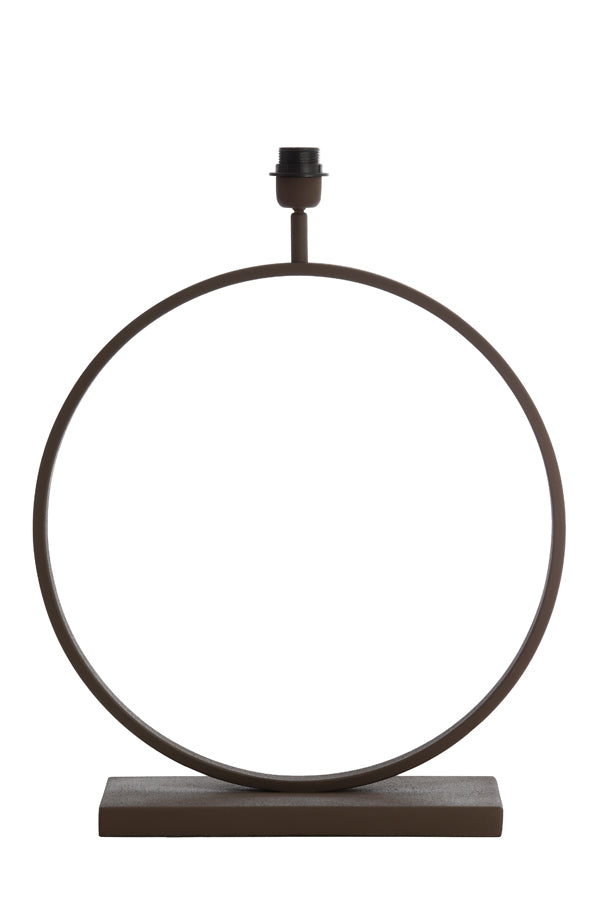 Elegant Liva Brown Lamp Base - 50x15x59 cm