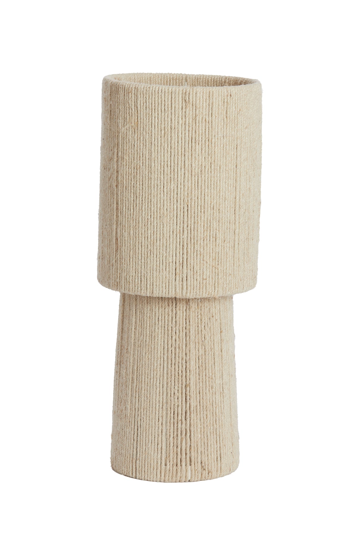 Elegant Cream Jute Table Lamp (21.5x54.5 cm)