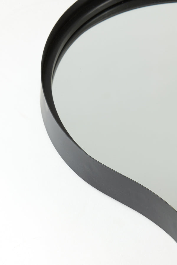 Levu Matte Black Wall-Mounted Mirror 39x4x59 cm