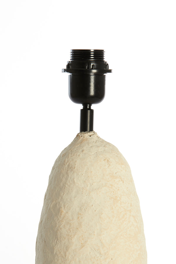 Elegant Cream Marree Lamp Base - 22x72 cm