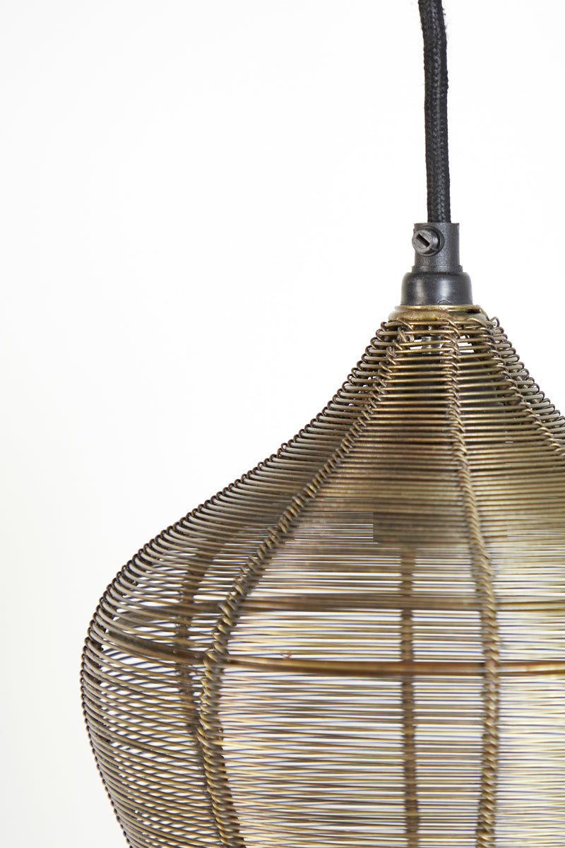 Elegant Five-Light Pendant in Antique Bronze Finish