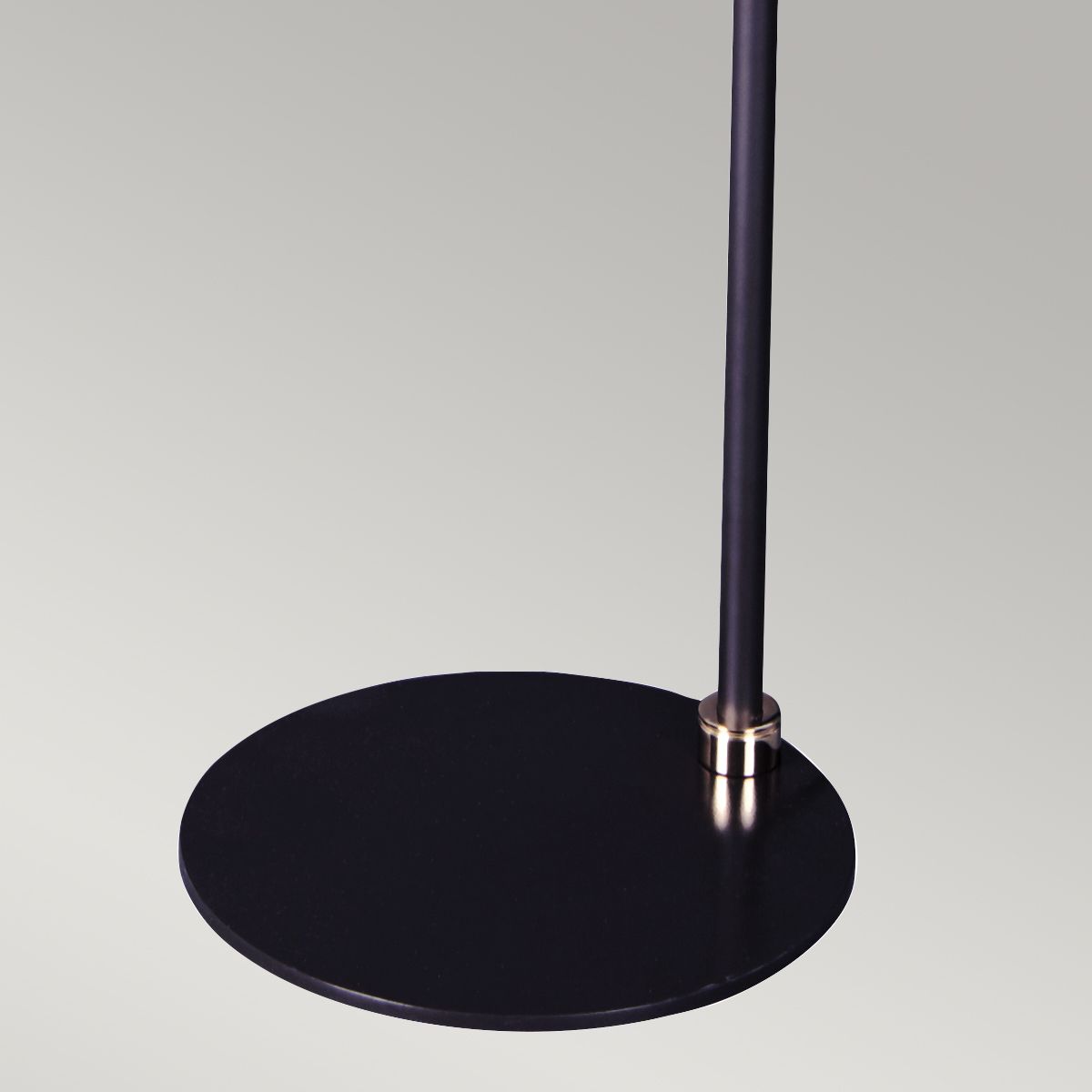 Balance 1 Light Floor Lamp Black/ Polished Nickel