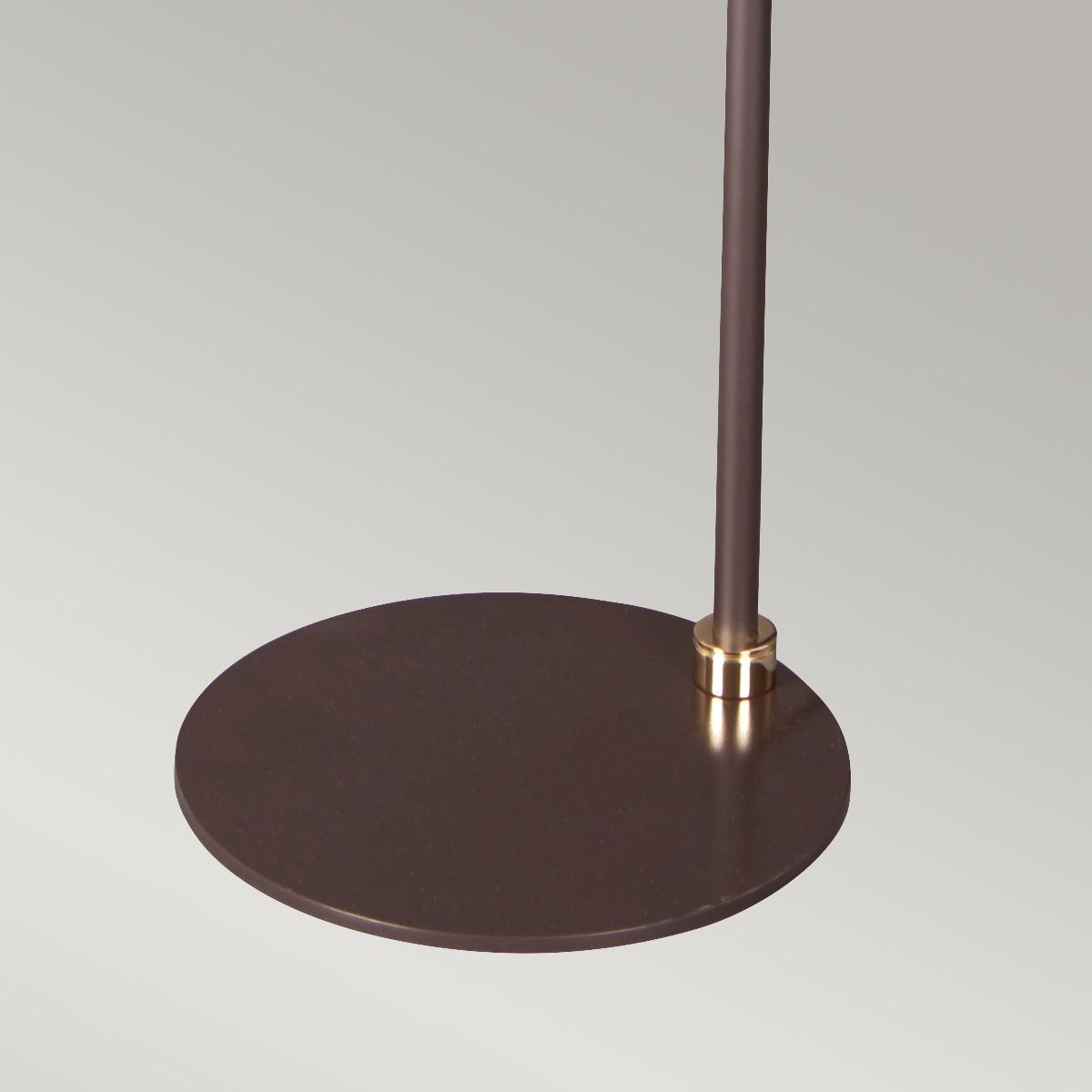 Elegant Brown and Brass Balance Floor Lamp