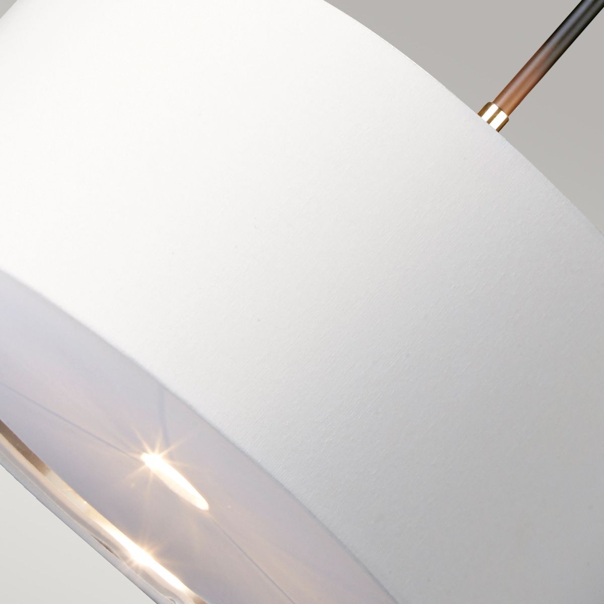 Balance 1 Light Pendant Black/ Polished Nickel