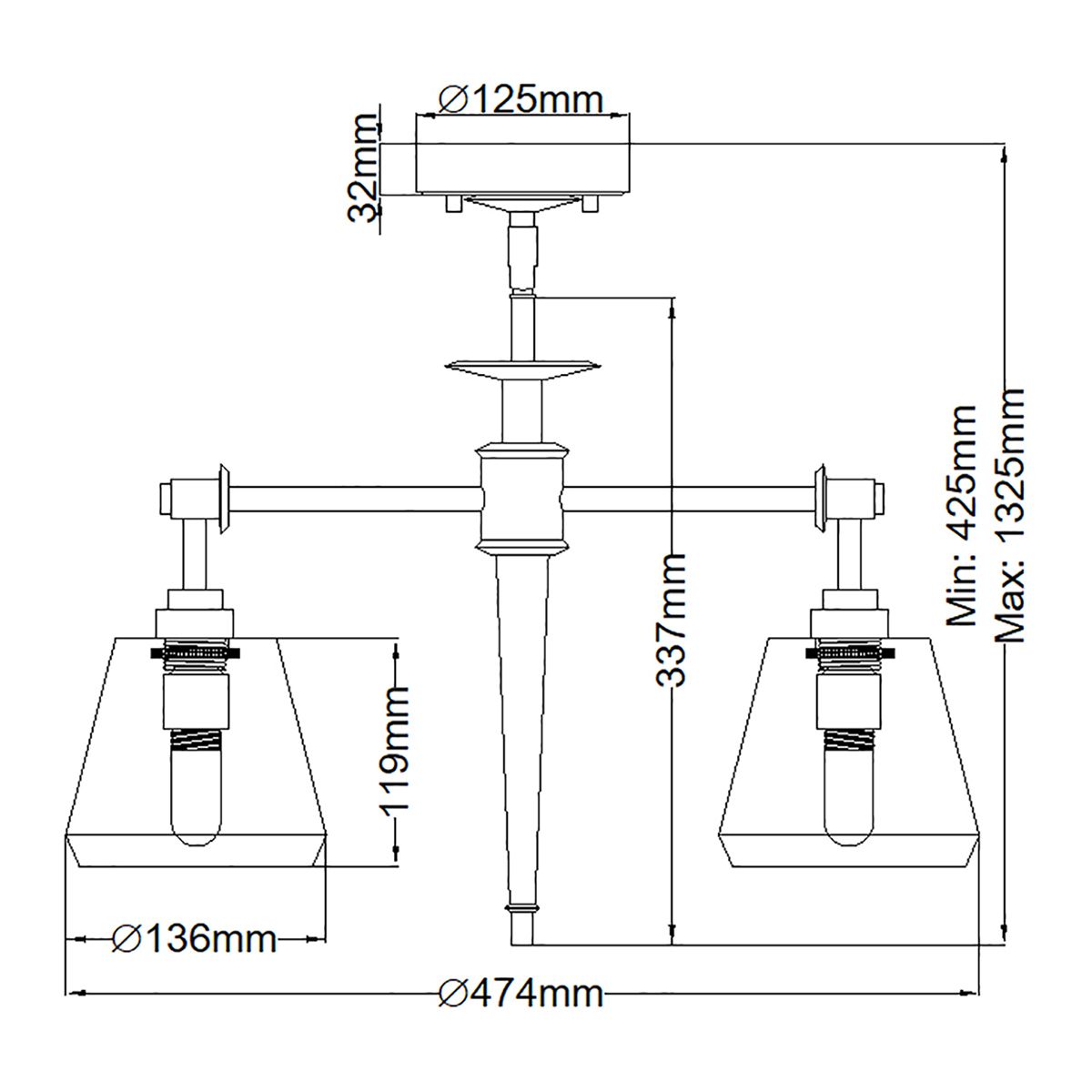 Agatha 3-Light Chrome Pendant - Elegance in Illumination