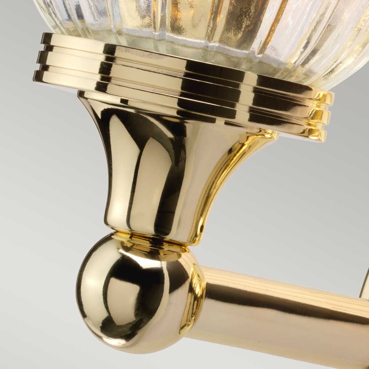 Austen Collection: Classic Brass Wall Sconce with LED Light