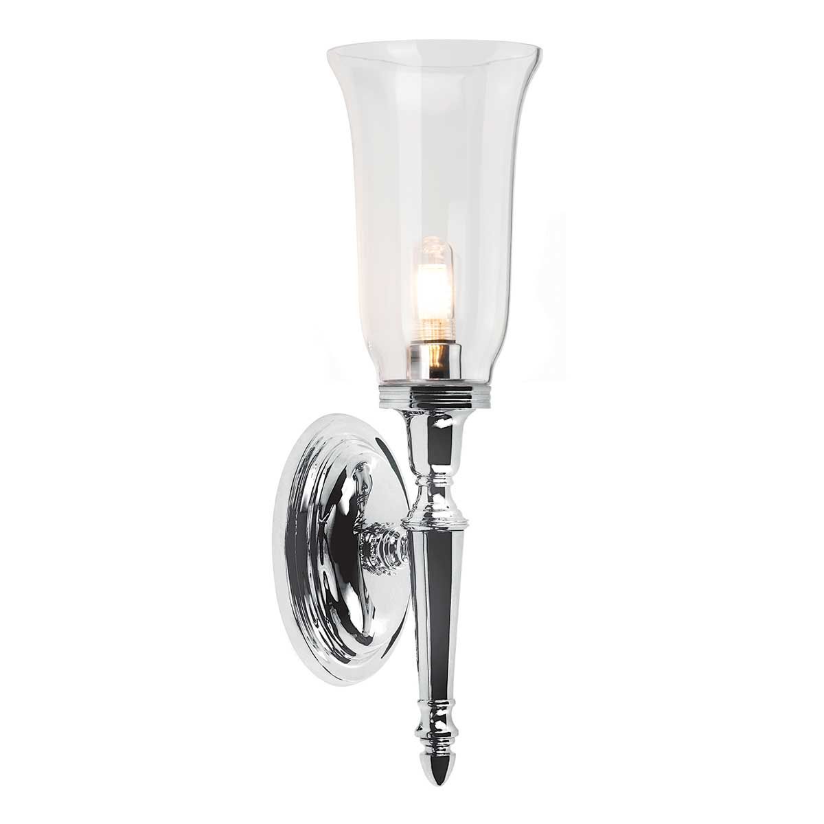 Elegant Polished Chrome Wall Sconce - Dryden Collection