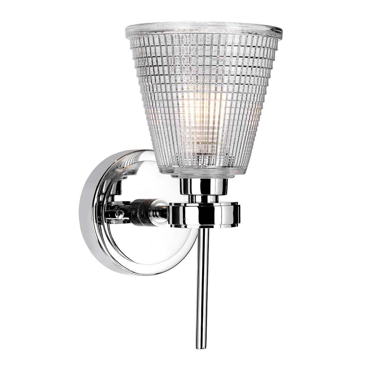 Gunnislake Adjustable Wall Light in Polished Chrome - IP44 Rated