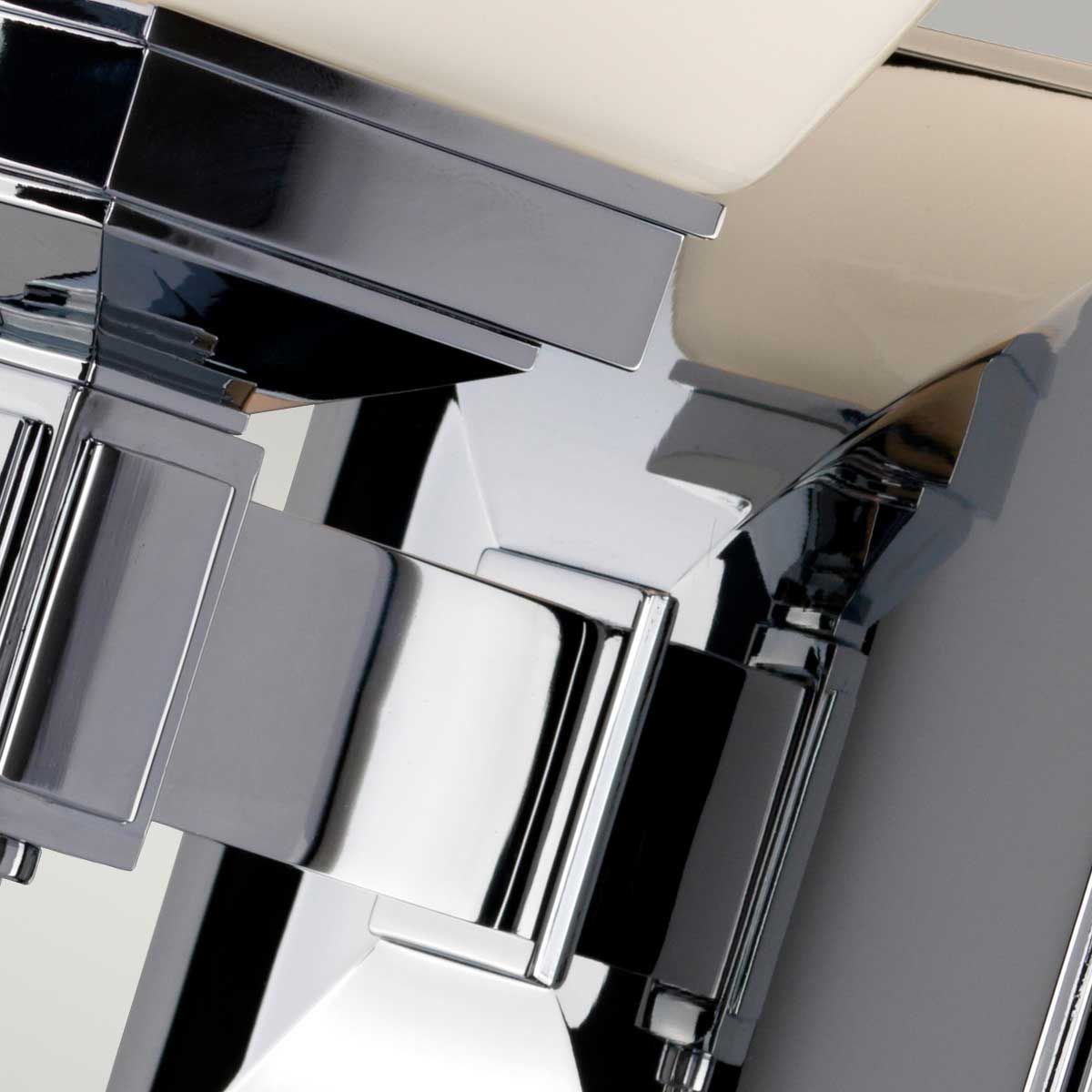 Shirebrook Chrome Bathroom Wall Light with G9 LED Bulb